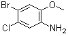 structure of CAS# 102170-53-6, 4-溴-3-氯-6-甲氧基苯胺