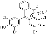 structure of CAS# 102185-52-4, Bromochlorophenol Blue sodium salt