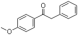structure of CAS# 1023-17-2, 1-(4-Methoxyphenyl)-2-phenylethanone