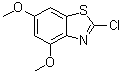 structure of CAS# 1023559-29-6, 2-氯-4,6-二甲氧基苯并噻唑
