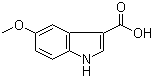 structure of CAS# 10242-01-0, 5-Methoxy-3-indolecarboxylic acid