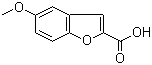 structure of CAS# 10242-08-7, 5-Methoxybenzofuran-2-carboxylic acid