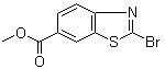 2-溴苯并[d]噻唑-6-羧酸甲酯分子结构 (CAS 1024583-33-2)
