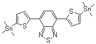structure of CAS# 1025451-57-3, 4,7-双(2-三甲基硅烷基噻吩-5-基)-2,1,3-苯并噻二唑