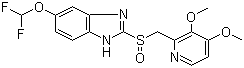 CAS # 102625-70-7 (154644-14-1), Pantoprazole, 6-(Difluoromethoxy)-2-[(3,4-dimethoxypyridin-2-yl)methylsulfinyl]-1H-benzimidazole