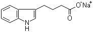 CAS # 10265-70-0, Sodium 3-indolebutyrate, Sodium 4-(3-indolyl)butanoate, 1H-Indole-3-butanoic acid monosodium salt