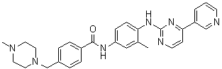 CAS # 1026753-54-7, 4-[(4-Methyl-1-piperazinyl)methyl]-N-[3-methyl-4-[[4-(3-pyridinyl)-2-pyrimidinyl]amino]phenyl]benzamide, Imatinib para-diaminomethylbenzene