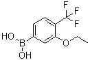 structure of CAS# 1026796-35-9, B-[3-乙氧基-4-(三氟甲基)苯基]硼酸