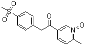 CAS 登录号：1027162-35-1, 1-(6-甲基-1-氧代-3-吡啶基)-2-[4-(甲基磺酰基)苯基]乙酮