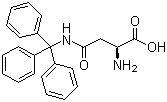 N'-三苯甲基-L-谷氨酰胺分子结构 (CAS 102747-84-2)