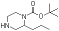 structure of CAS# 1027511-67-6, 2-丙基-1-哌嗪甲酸叔丁酯