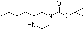 structure of CAS# 1027511-70-1, 3-丁基-1-哌嗪甲酸叔丁酯