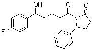 CAS # 1027552-46-0, (5R)-1-[(5S)-5-(4-Fluorophenyl)-5-hydroxy-1-oxopentyl]-5-phenyl-2-pyrrolidinone