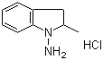 1-氨基-2-甲基吲哚啉盐酸盐分子结构 (CAS 102789-79-7)