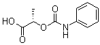 structure of CAS# 102936-05-0, (S)-2-[(Phenylamino)carbonyloxy]propionic acid