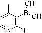 CAS # 1029654-30-5, (2-Fluoro-4-methylpyridin-3-yl)boronic acid