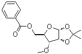 CAS # 10300-20-6, 3-O-Methyl-1,2-O-(1-methylethylidene)-alpha-D-ribofuranose benzoate