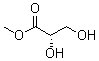 CAS # 10303-88-5, (+)-Methyl glycerate, Methyl (S)-2,3-dihydroxypropanoate, Methyl L-(+)-glycerate