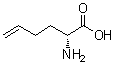 structure of CAS# 103067-78-3, (2R)-2-Amino-5-hexenoic acid