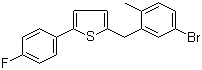 CAS # 1030825-20-7, 2-[(5-Bromo-2-methylphenyl)methyl]-5-(4-fluorophenyl)thiophene