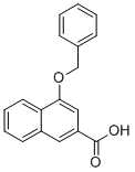 CAS # 1031223-87-6, 4-(Benzyloxy)-2-naphthoic acid, 4-phenylmethoxynaphthalene-2-carboxylic acid