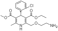 CAS # 103129-82-4, Levamlodipine, (S)-Amlodipine, (4S)-2-[(2-Aminoethoxy)methyl]-4-(2-chlorophenyl)-1,4-dihydro-6-methyl-3,5-pyridinedicarboxylic acid 3-ethyl 5-methyl ester