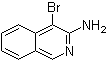 structure of CAS# 10321-49-0, 3-氨基-4-溴异喹啉