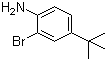 structure of CAS# 103273-01-4, 2-溴-4-叔丁基苯胺