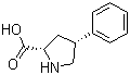 structure of CAS# 103290-40-0, cis-4-Phenyl-L-proline