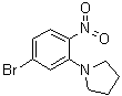 structure of CAS# 1033201-57-8, 1-(5-溴-2-硝基苯基)吡咯烷
