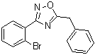 structure of CAS# 1033201-86-3, 3-(2-Bromophenyl)-5-(phenylmethyl)-1,2,4-oxadiazole