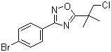 CAS # 1033201-95-4, 3-(4-Bromophenyl)-5-(1-chloro-2-methylpropan-2-yl)-1,2,4-oxadiazole