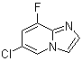 structure of CAS# 1033202-10-6, 6-氯-8-氟咪唑并[1,2-a]吡啶
