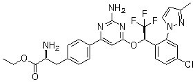 structure of CAS# 1033805-22-9, LX 1606