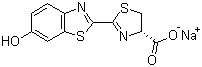 CAS # 103404-75-7, D-Luciferin sodium salt, (S)-4,5-Dihydro-2-(6-hydroxybenzothiazol-2-yl)thiazole-4-carboxylic acid sodium salt