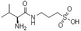 CAS 登录号：1034190-08-3, 3-[[(2S)-2-氨基-3-甲基-1-氧代丁基]氨基]-1-丙烷磺酸