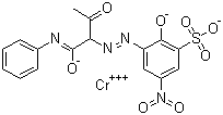 CAS # 10343-55-2, Solvent Yellow 19, (3-((1-(Anilinocarbonyl)-2-oxopropyl)azo)-2-hydroxy-5-nitrobenzene-1-sulphonato(3-))chromium