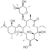 CAS # 103450-87-9, 6-O-Methylerythromycin 9-oxime, 6-O-Methylerythromycin A 9-oxime, Clarithromycin 9-oxime