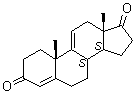 CAS # 1035-69-4, Androsta-4,9(11)-diene-3,17-dione, 9(11)-Dehydroandrostenedione, 9-Dehydroandrostenedione, NSC 44826