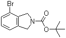 structure of CAS# 1035235-27-8, 4-溴异吲哚啉-2-羧酸叔丁酯