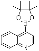 structure of CAS# 1035458-54-8, Quinoline-4-boronic acid pinacol ester