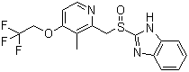 CAS # 103577-45-3, Lansoprazole, 2-[[3-Methyl-4-(2,2,2-trifluoroethoxy)pyridin-2-yl]methylsulfinyl]-1H-benzoimidazole