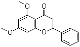 structure of CAS# 1036-72-2, 5,7-Dimethoxyflavanone