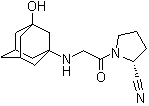 CAS 登录号：1036959-27-9, (2R)-1-[2-[(3-羟基金刚烷-1-基)氨基]乙酰基]-2-吡咯烷甲腈