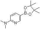 structure of CAS# 1036991-24-8, 2-(二甲基氨基)吡啶-5-硼酸频哪醇酯