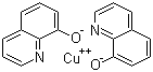 CAS # 10380-28-6, Copper quinolate, Cupric 8-hydroxyquinolate, 8-Hydroxyquinoline copper complex, Bis(8-quinolinolato)copper, Oxine-copper