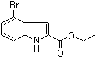 structure of CAS# 103858-52-2, 4-溴吲哚-2-甲酸乙酯