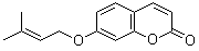 structure of CAS# 10387-50-5, 7-(Isopentenyloxy)coumarin