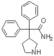 structure of CAS# 103887-32-7, alpha,alpha-二苯基-3-吡咯烷乙酰胺