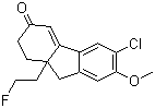 CAS # 1039456-85-3, 6-Chloro-9a-(2-fluoroethyl)-1,2,9,9a-tetrahydro-7-methoxy-3H-fluoren-3-one